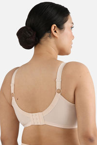 Wacoal Single Layered Non Wired Full Coverage Minimiser Bra - Cream Tan — thumbnail 3